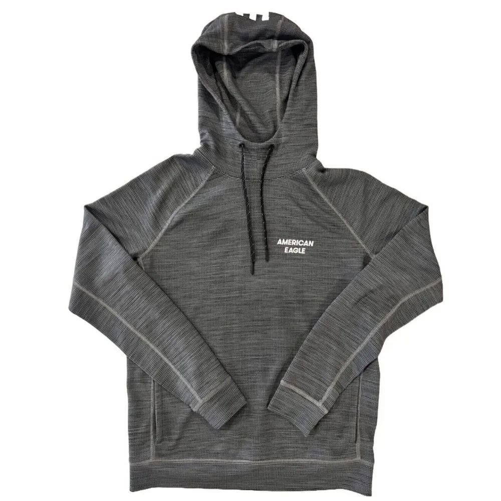 American Eagle Outfitters Gray Men's Hoodie size xsmall